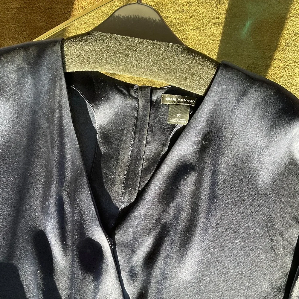 Club Monaco dark blue jumpsuit (size 00) - Picture 2 of 4